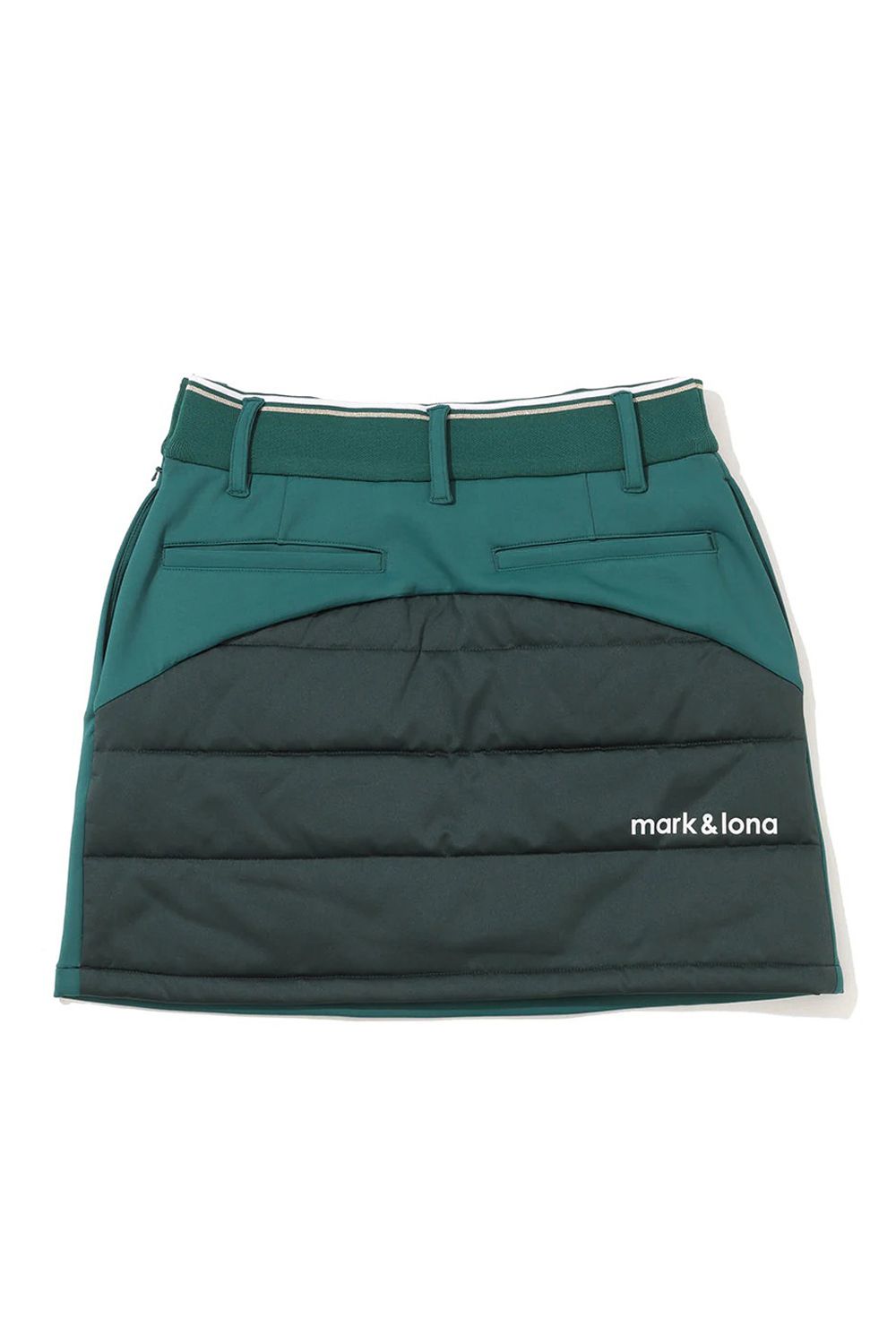 【2025AW】【レディース】 ARVEL HYBRID INSULATED SKIRT / ダンボールニット サークルスカル パデッドスカート (グリーン)