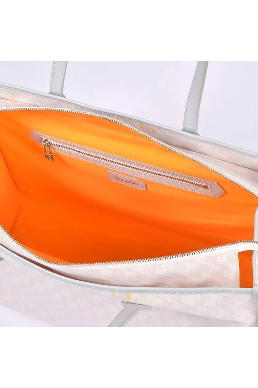 LANIUS SQUARE BIG (ラニウス スクエア ビッグ) / ブランドオリジナルテキスタイル ボストンバッグ （モノホワイト）*