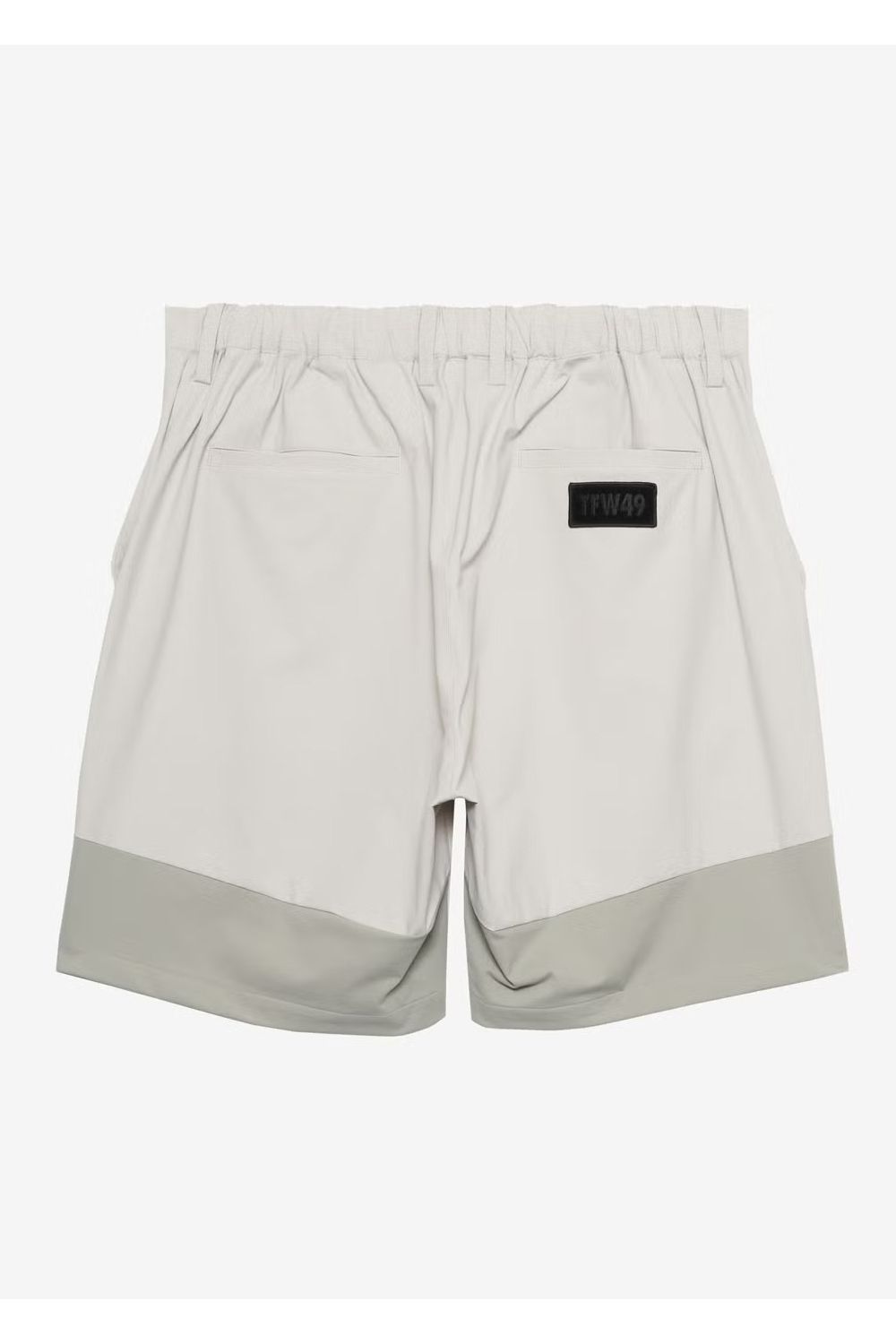 【26SS】 COMBINATION SHORTS / 異素材切り替え ショートパンツ (ライトグレー)