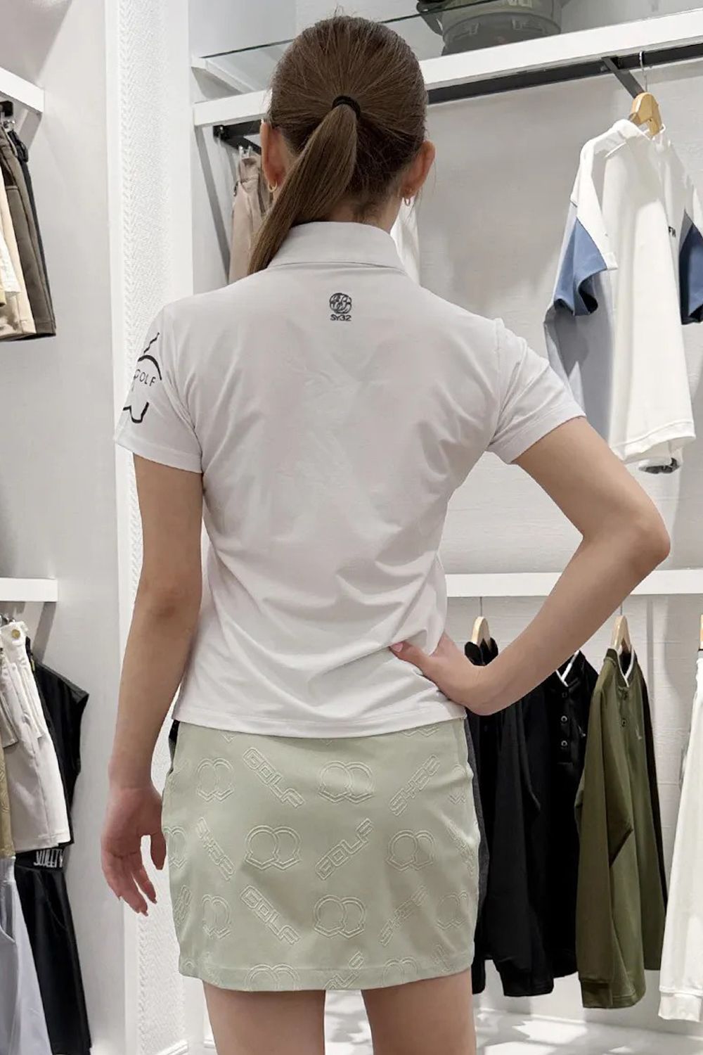 【ポイント10倍】 【26SS】【レディース】 BOSELLI DRY SHIRTS / ドライシャツ (ホワイト)*
