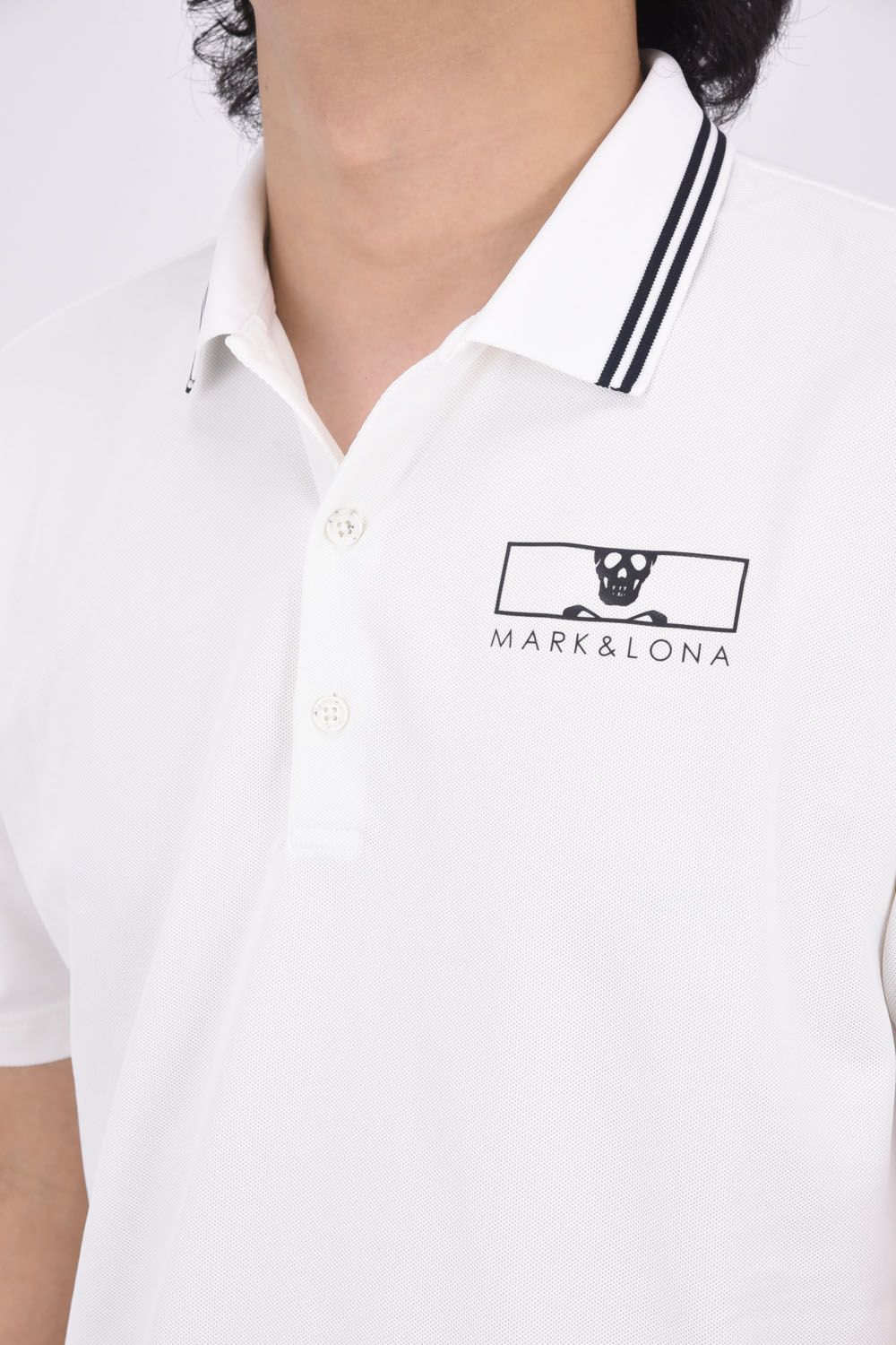 MARK&LONA - PAVE POLO / ドライタッチ ワンポイント ポロシャツ