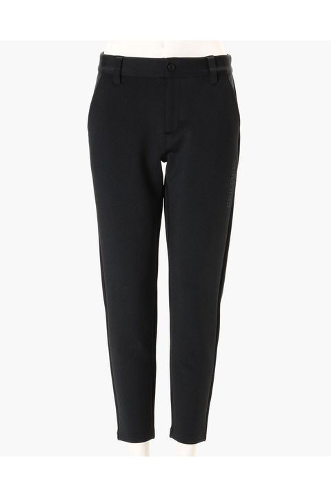 【26AW】【レディース】 WOMEN’S STITCHED 3D LOGO SLIM PANTS / ストレッチジャージ 3Dステッチロゴ スリムロングパンツ (ブラック)