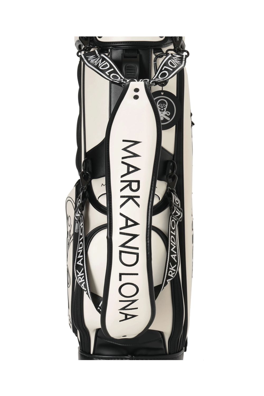 【26SS】【T-LINE】【銀行振込・代金引換不可】【返品・交換不可】 VELOCITY ROLL HYBRID STAND BAG / モノトーン シンセティックレザー スタンドタイプ キャスター付きキャディバッグ (ホワイト)