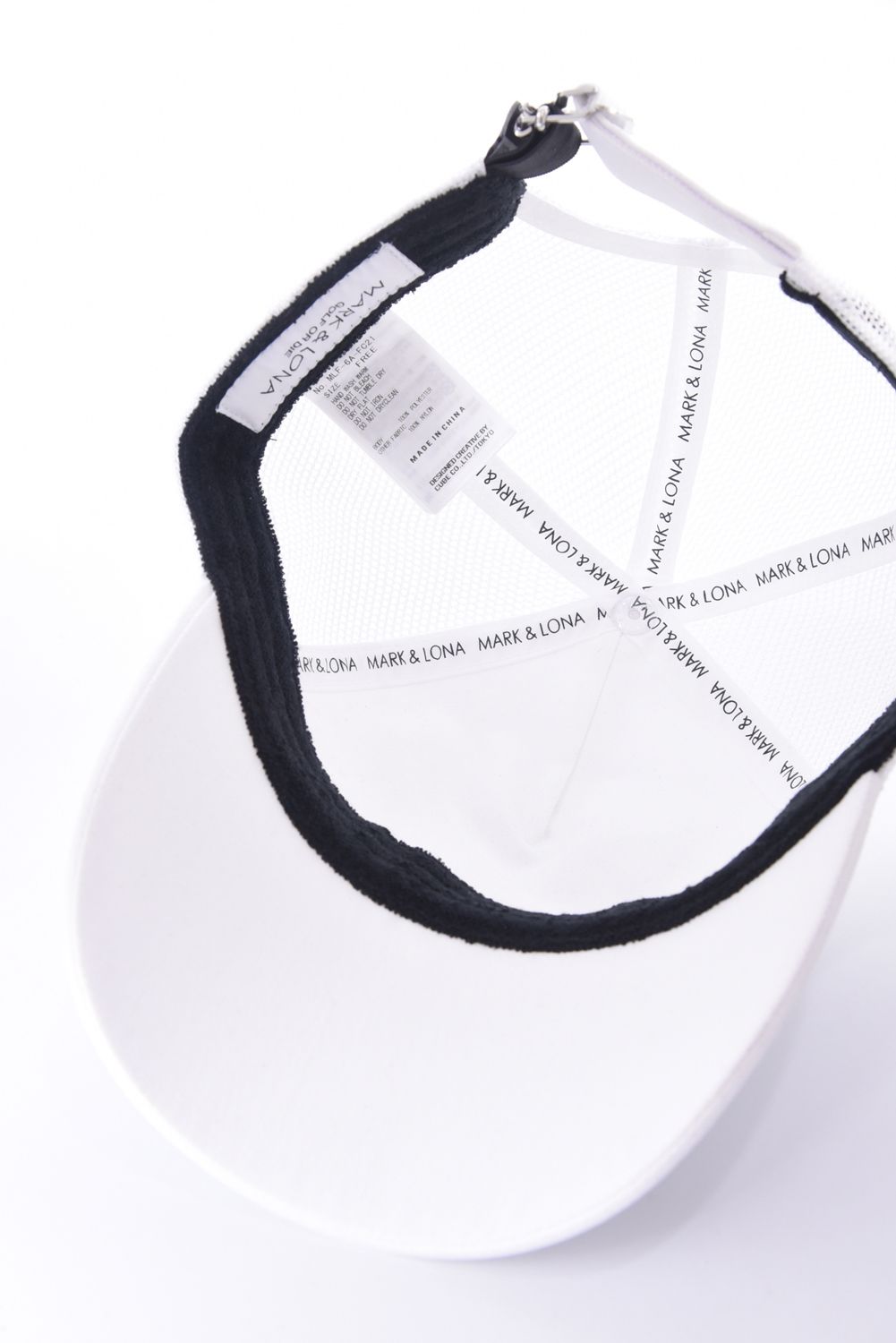 【26SS】 RADIANT MESH CAP / ラインストーンスカルロゴ メッシュキャップ (ホワイト)