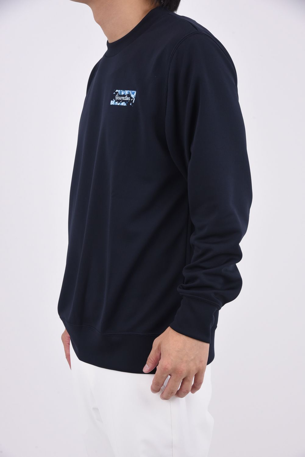 【25AW】 CUBISM LOGO CREW NECK SWEAT / ダンボールニット キュビズムロゴ クルーネックスウェット (ブラック)*