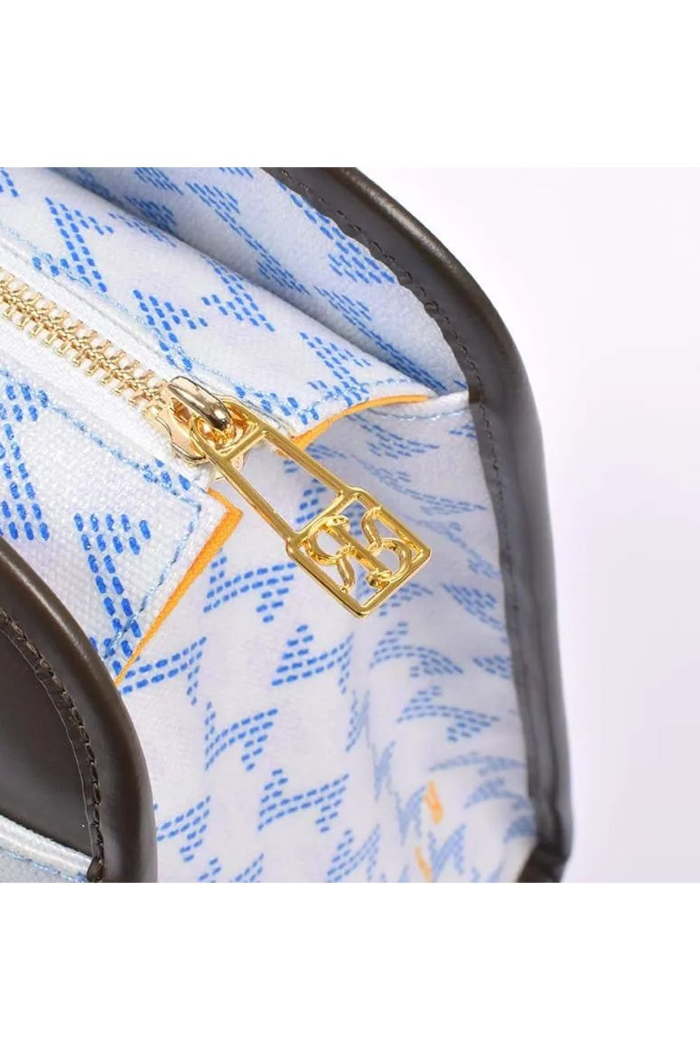 【26SS】 LANIUS TETRA (ラニウス テトラ) / ブランドオリジナルテキスタイル スリム カートバッグ (アクア)*