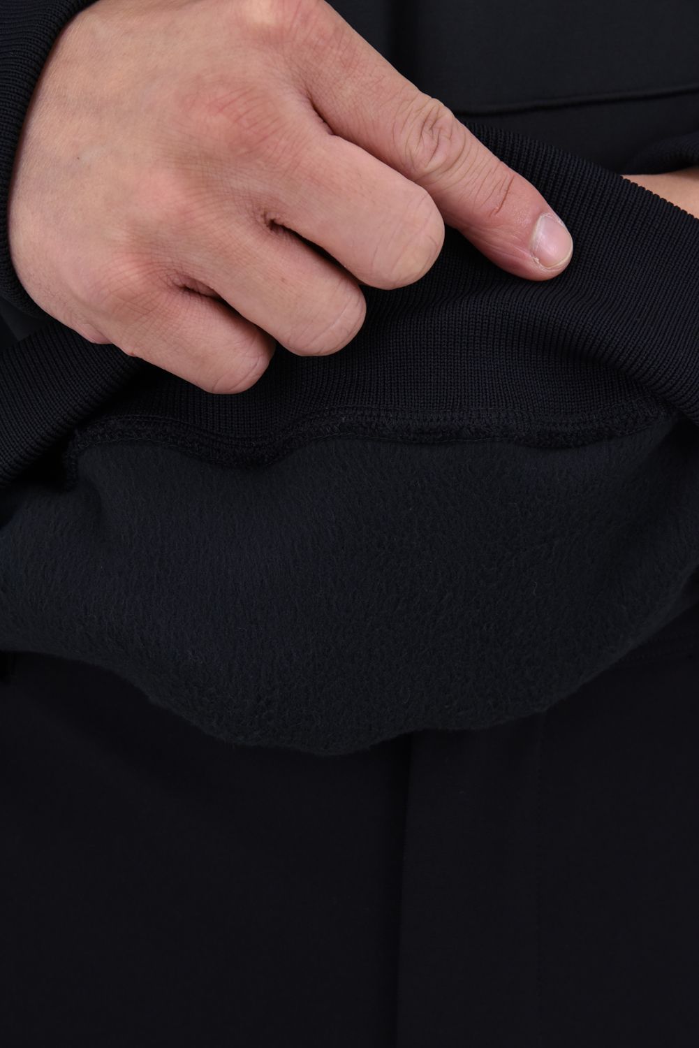 【26AW】 HIGH-NECK ZIP SWEAT / ハイネック ジップスウェット (ブラック)*