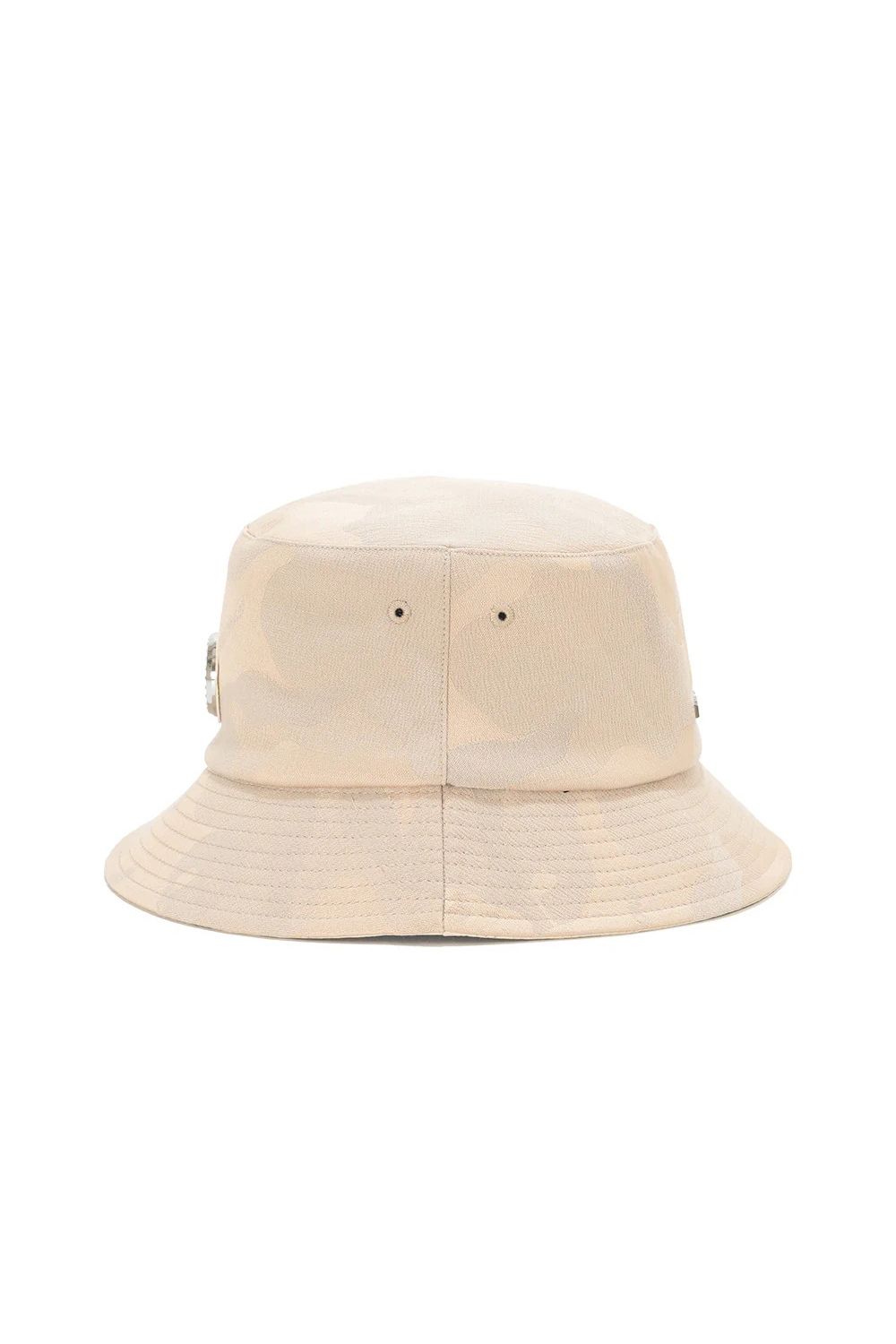 【26SS】 GAUGE CAMO BUCKET HAT / カモフラージュパターン メタルプレート バケットハット (ベージュ)