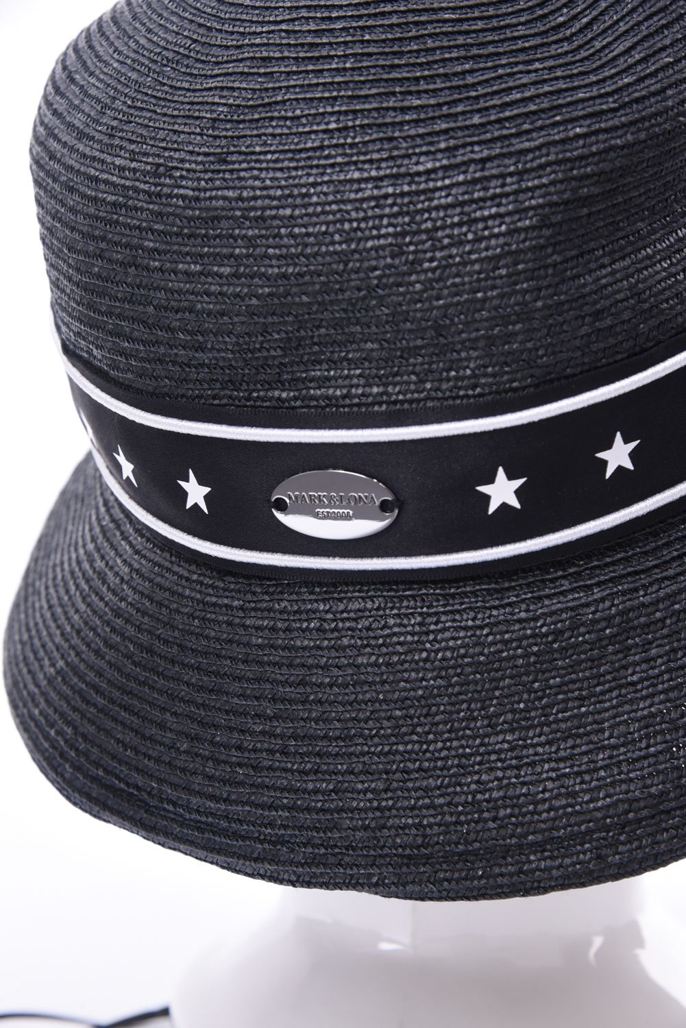 【26SS】 MIRAGE RAFFIA HAT / ラフィア調ペーパー素材 リゾートライク バケットハット (ブラック)