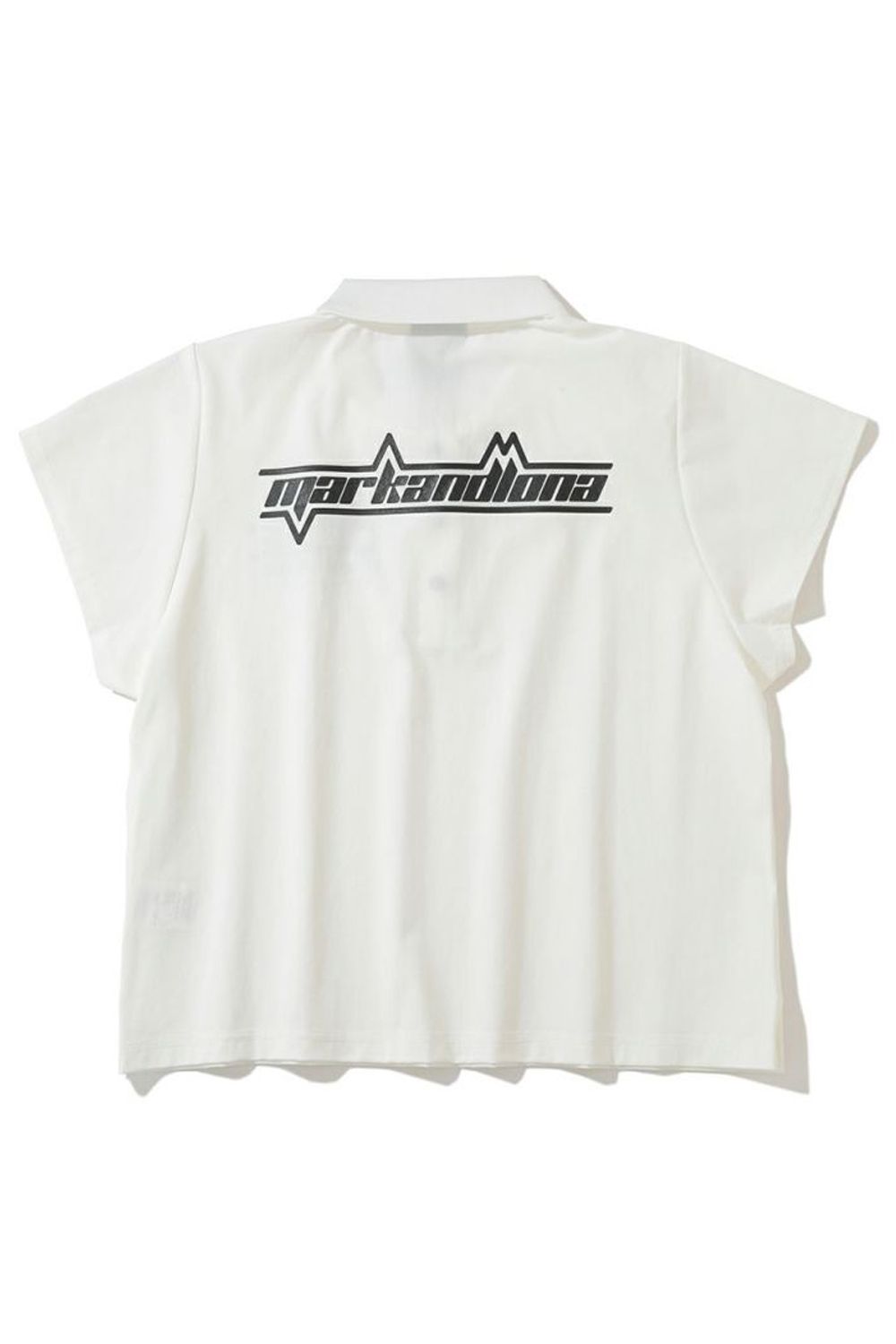 【レディース】【CODE COLLECTION】 CD10-ESPL / CDEシリーズ ボックスシルエット フレンチスリーブ ポロシャツ (ホワイト)