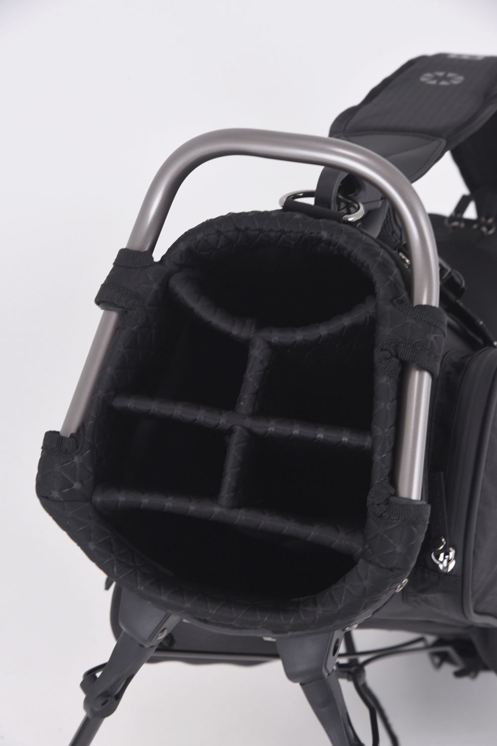 【銀行振込・代金引換不可】【返品・交換不可】  RIPSTOP STAND CADDYBAG / リップストップ スタンドキャディバッグ (ブラック/ブラック)