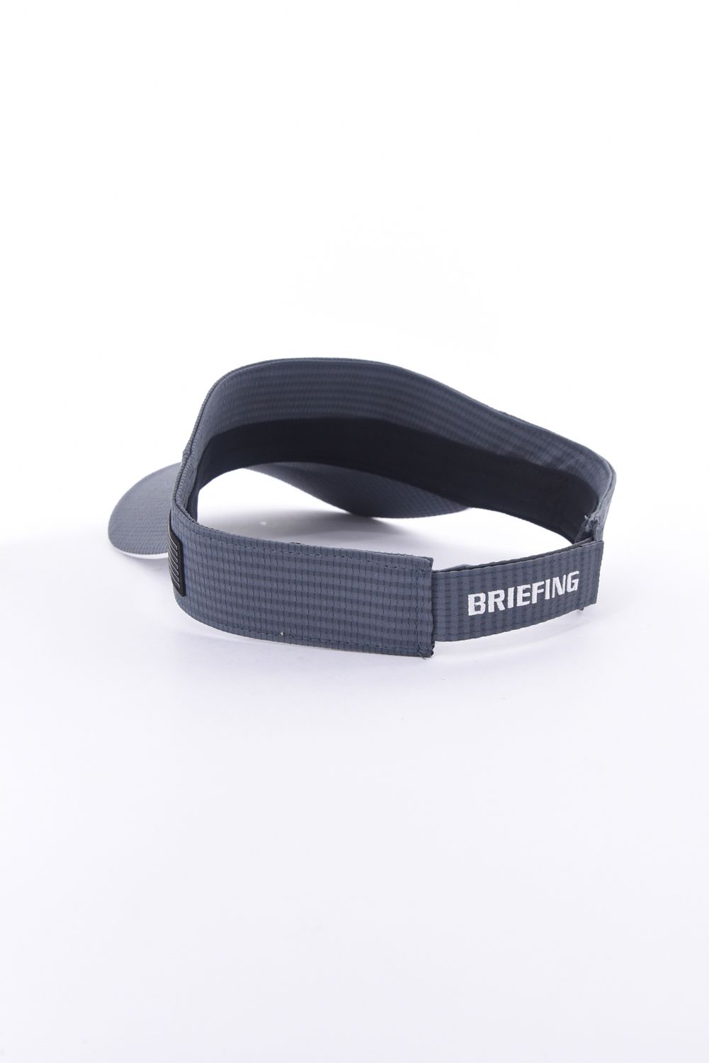【26SS】 MEN’S SEERSUCKER VISOR / シアサッカー ダイヤモンドロゴ サンバイザー (チャコール)