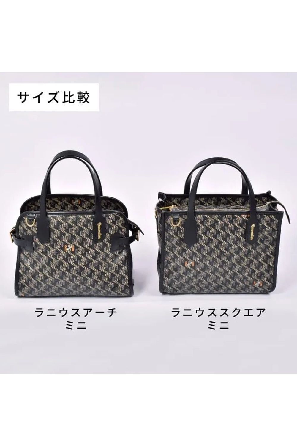 【26AW】 LANIUS ARCH MINI (ラニウス アーチ ミニ) / ブランドオリジナルテキスタイル カートバッグ (ダークブラック)