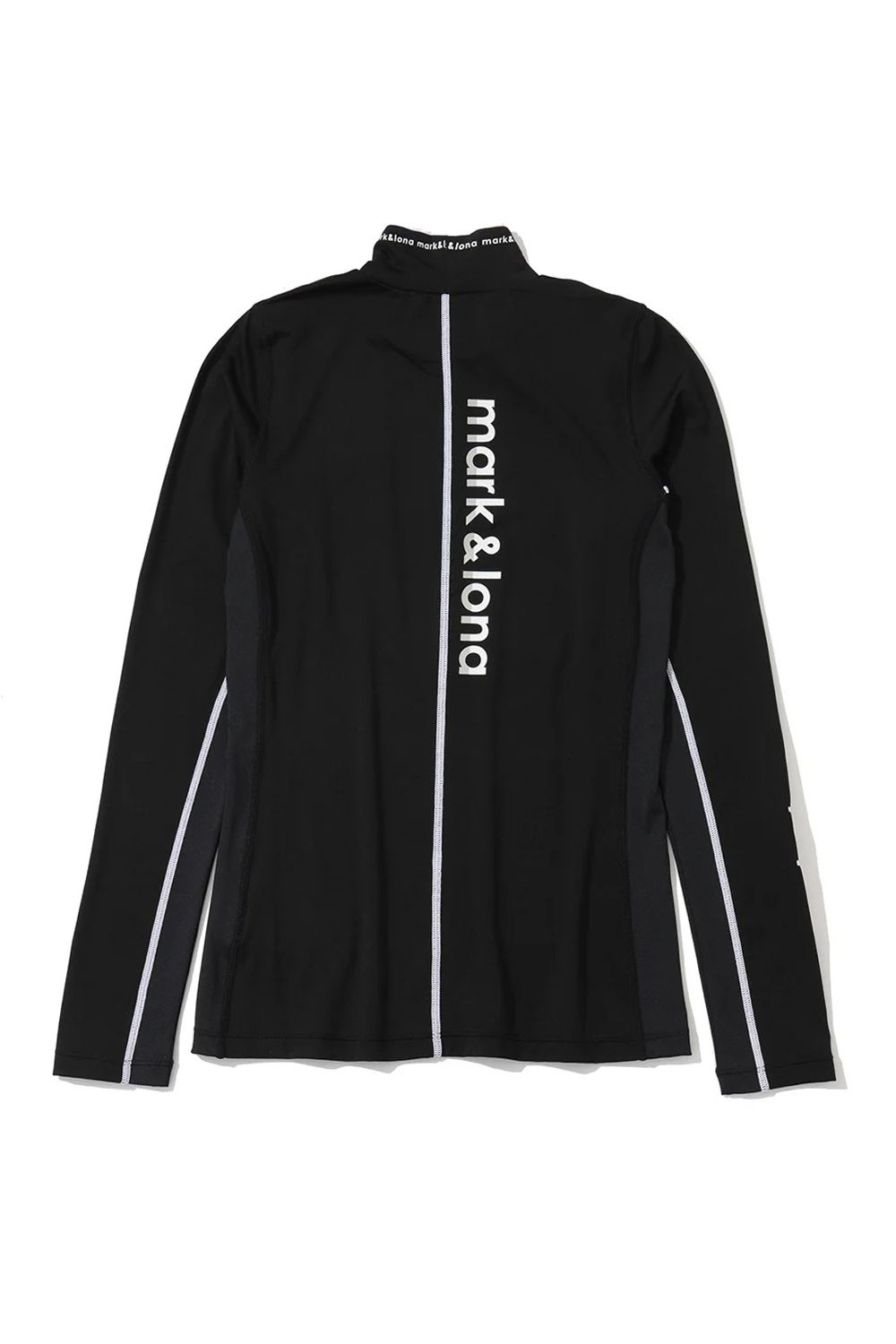 【26SS】【レディース】 HEC DUAL COLLAR PERFORMANCE MOCK / ジャージーロメリーナ バイカラー ロングスリーブ インナーモックネックTシャツ (ブラック)