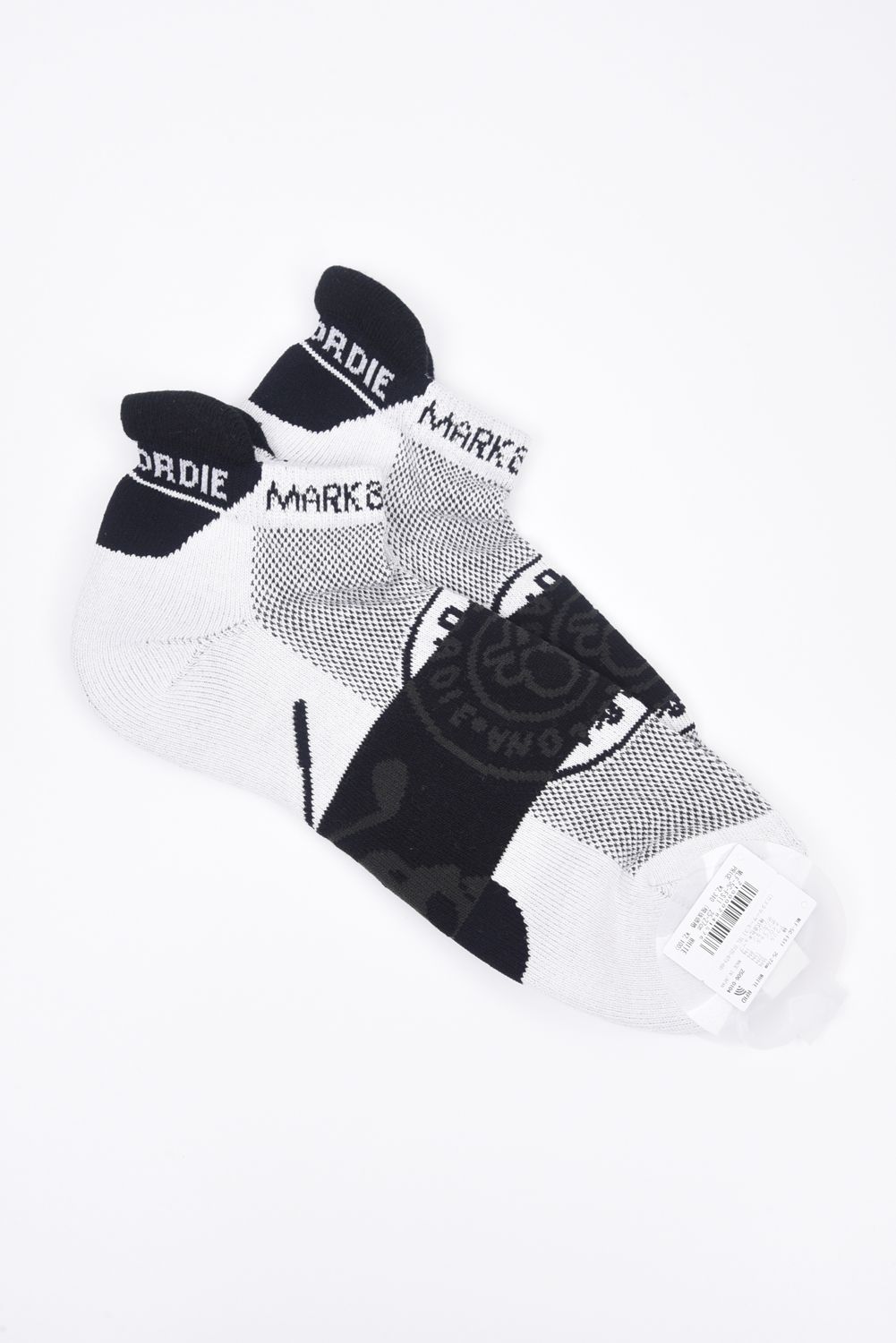【MARK & LONA】サークルスカル レイヤード風クルーソックス MARK&LONA - EVER LAYER CREW SOCKS / サークルスカル