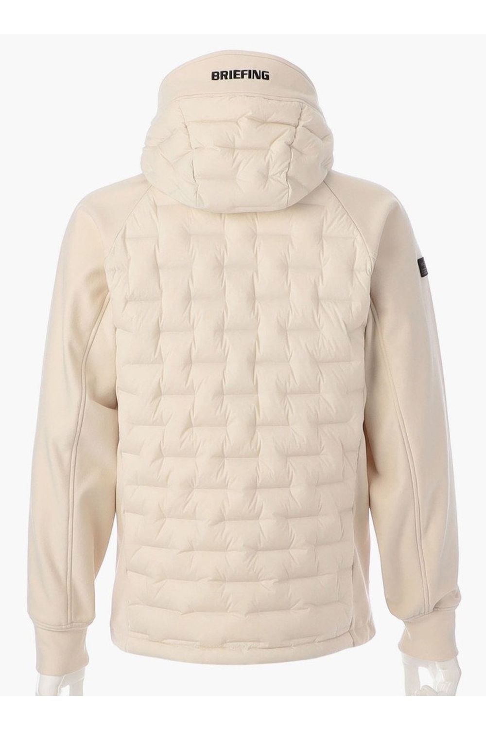 【25AW】 MEN'S HYBRID DOWN PARKA / ストレッチタフタ ダイヤモンドロゴ ハイブリッドダウンジップパーカー (ベージュ)
