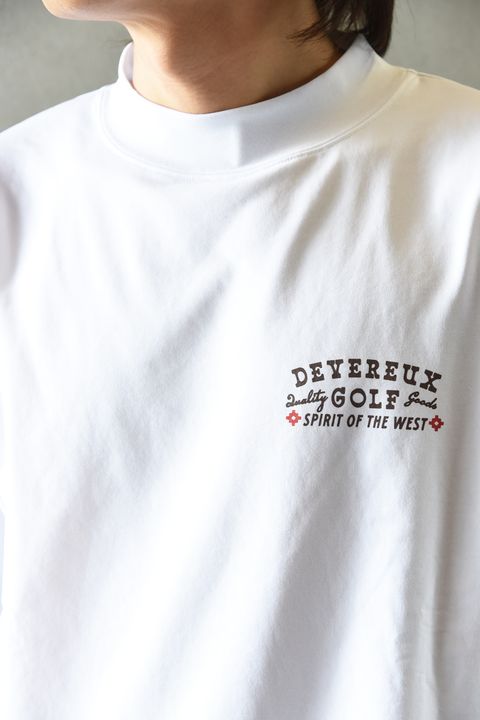 【DEVEREUX GOLF】 デバローらしいインパクトのあるモノトーンコーデ