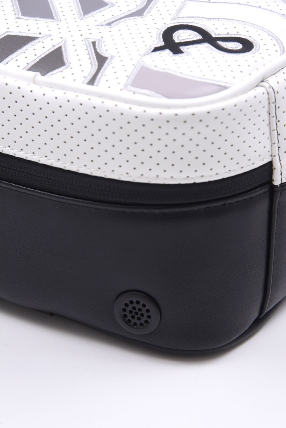 【26SS】 ML DUAL-TONE SHOE BAG / バイカラー ロゴパッチワーク シューズバッグ (ブラック)