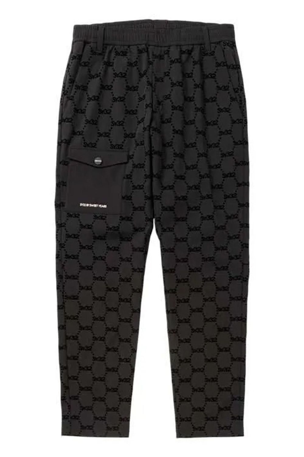 【25AW】 FLOCKY STRETCH LONG PANTS / フロッキーストレッチ ロングパンツ (ブラック)