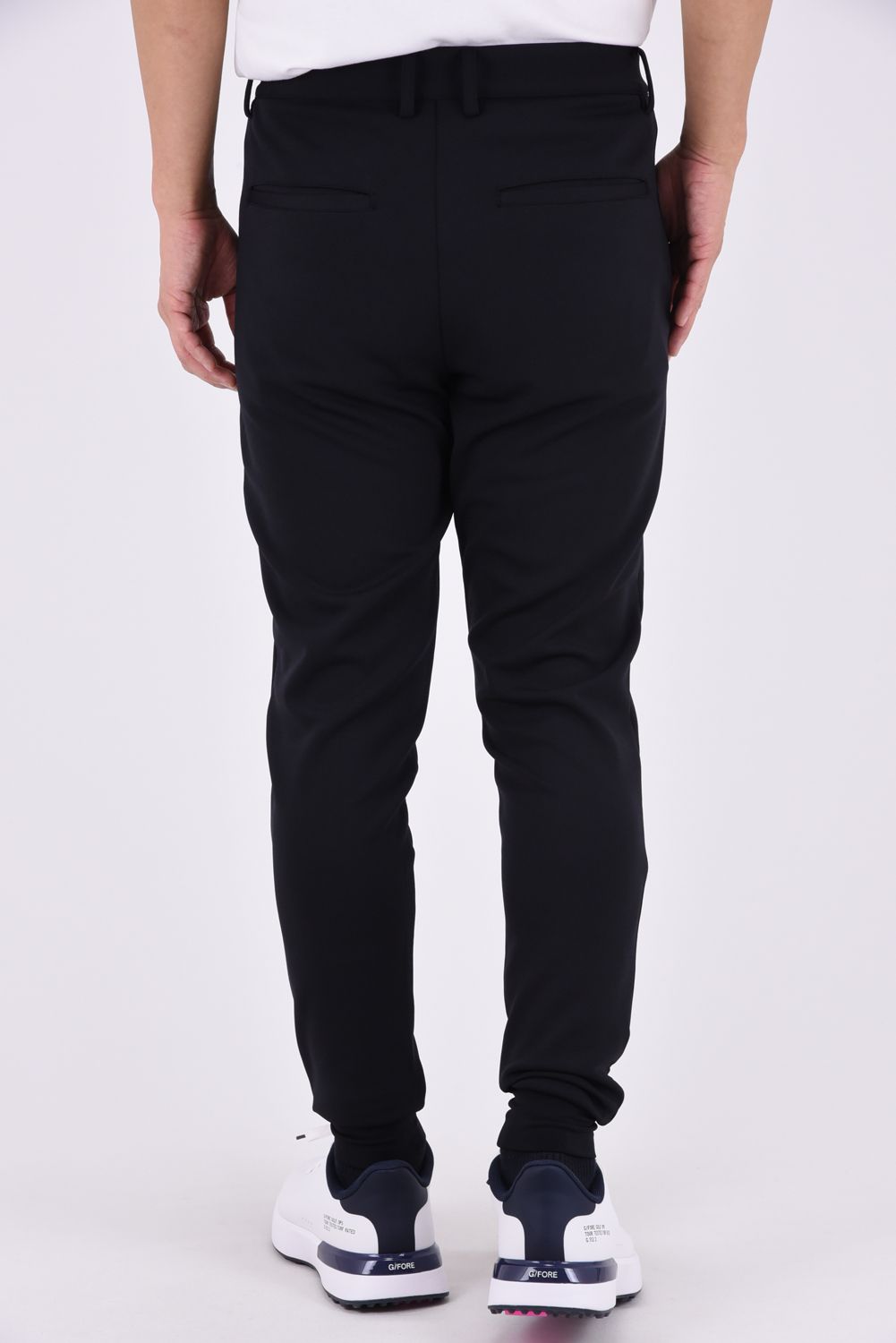 【26AW】 JERSEY TAPERED PANTS / ダンボール素材テーパードパンツ (ブラック)