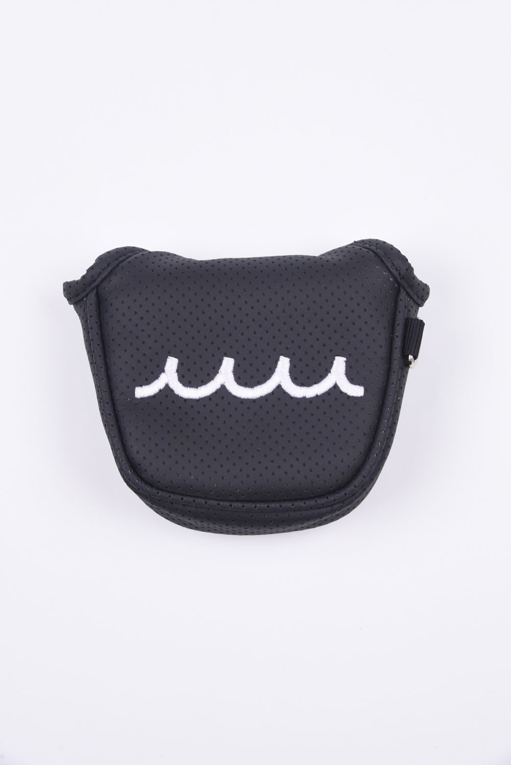 HEAD COVER / パンチング バイカラー マレットタイプ パターカバー (ブラック)