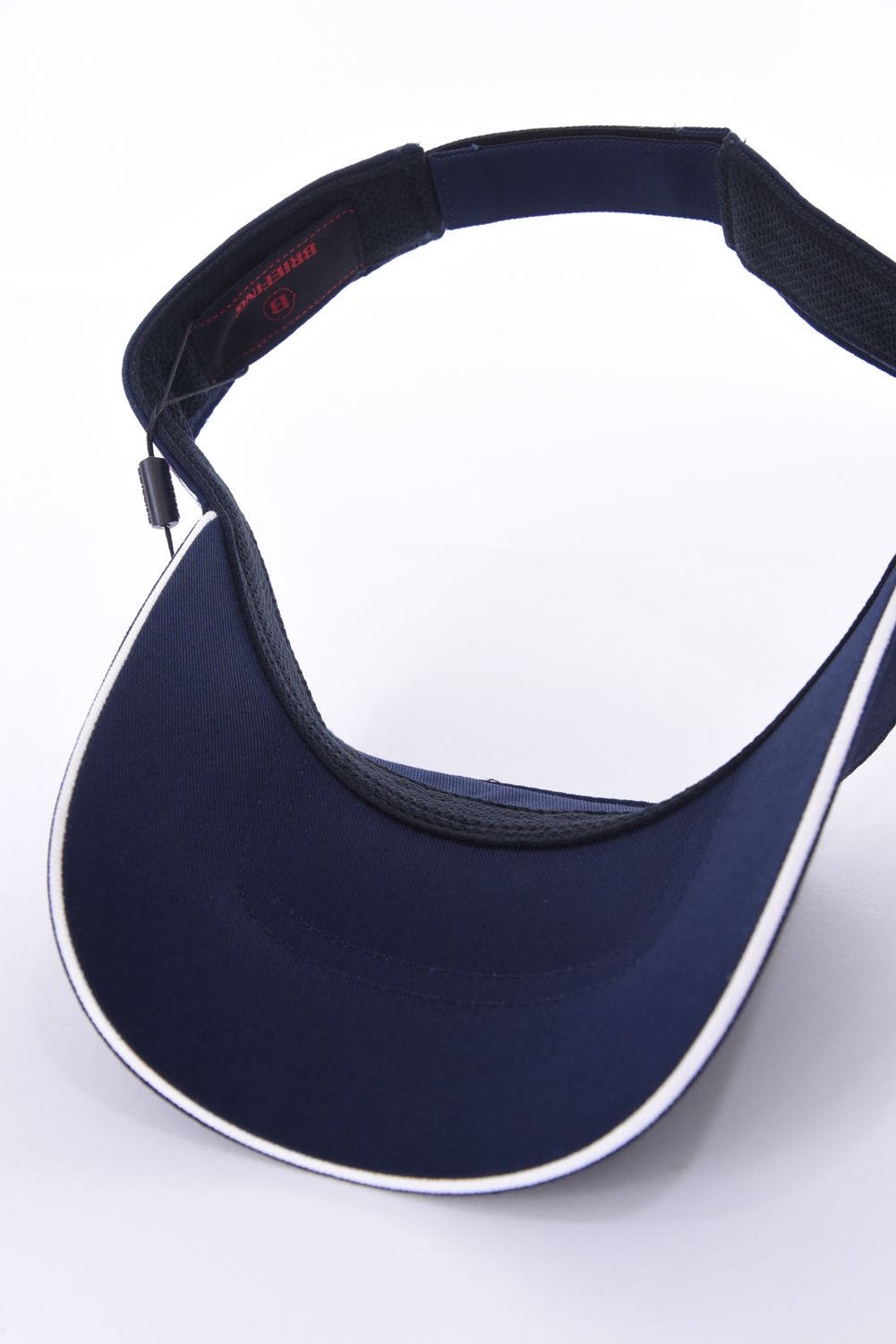 MENS BASIC VISOR / ブランドロゴ刺繍 ベーシック サンバイザー (ネイビー)