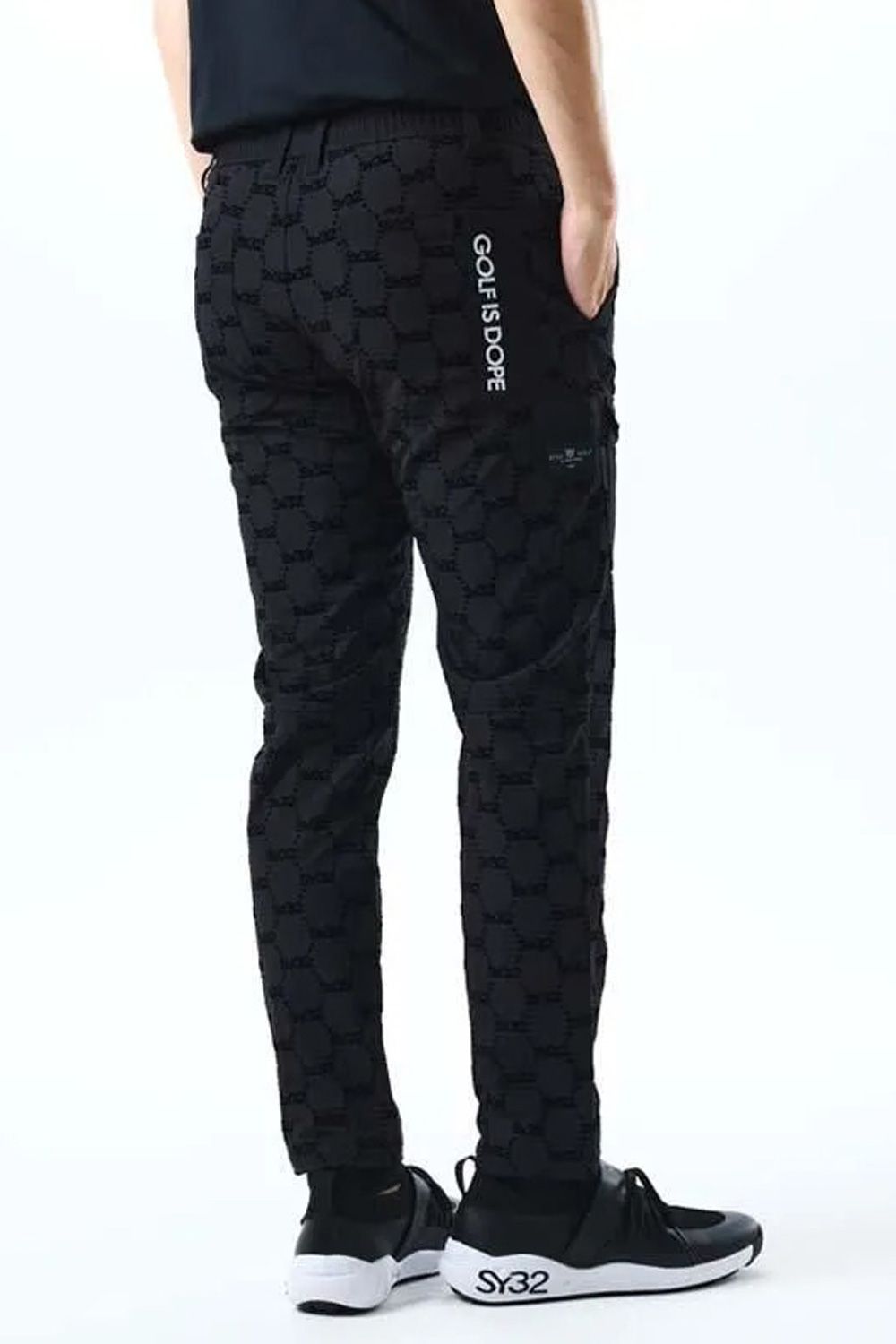 【25AW】 FLOCKY STRETCH LONG PANTS / フロッキーストレッチ ロングパンツ (ブラック)