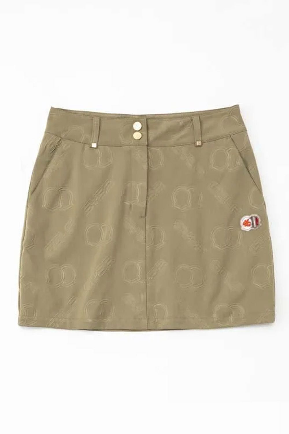 【26SS】【レディース】 EMBOSS SKIRT / エンボス スカート (ベージュ)*