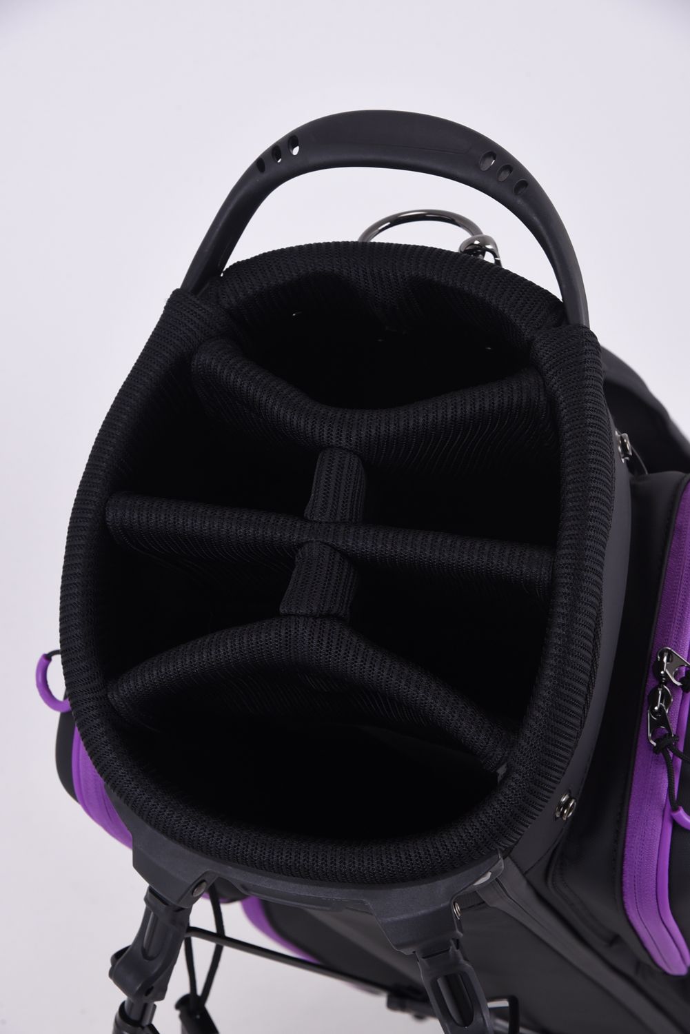 【26SS】【銀行振込・代金引換不可】【返品・交換不可】 DVG DEEP SIDE POCKET CADDIE BAG / ディープサイドポケット スタンドタイプ キャディバッグ (ブラック)