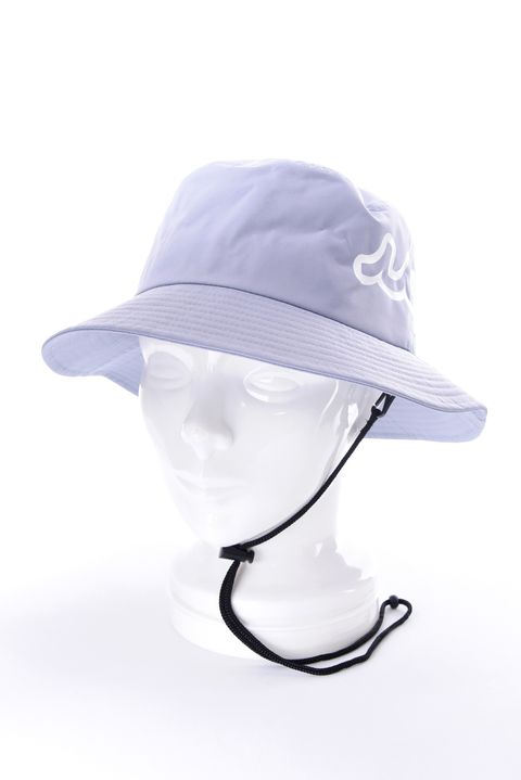 REIN BUCKET HAT / 防水 ロゴ バケットハット (グレー)