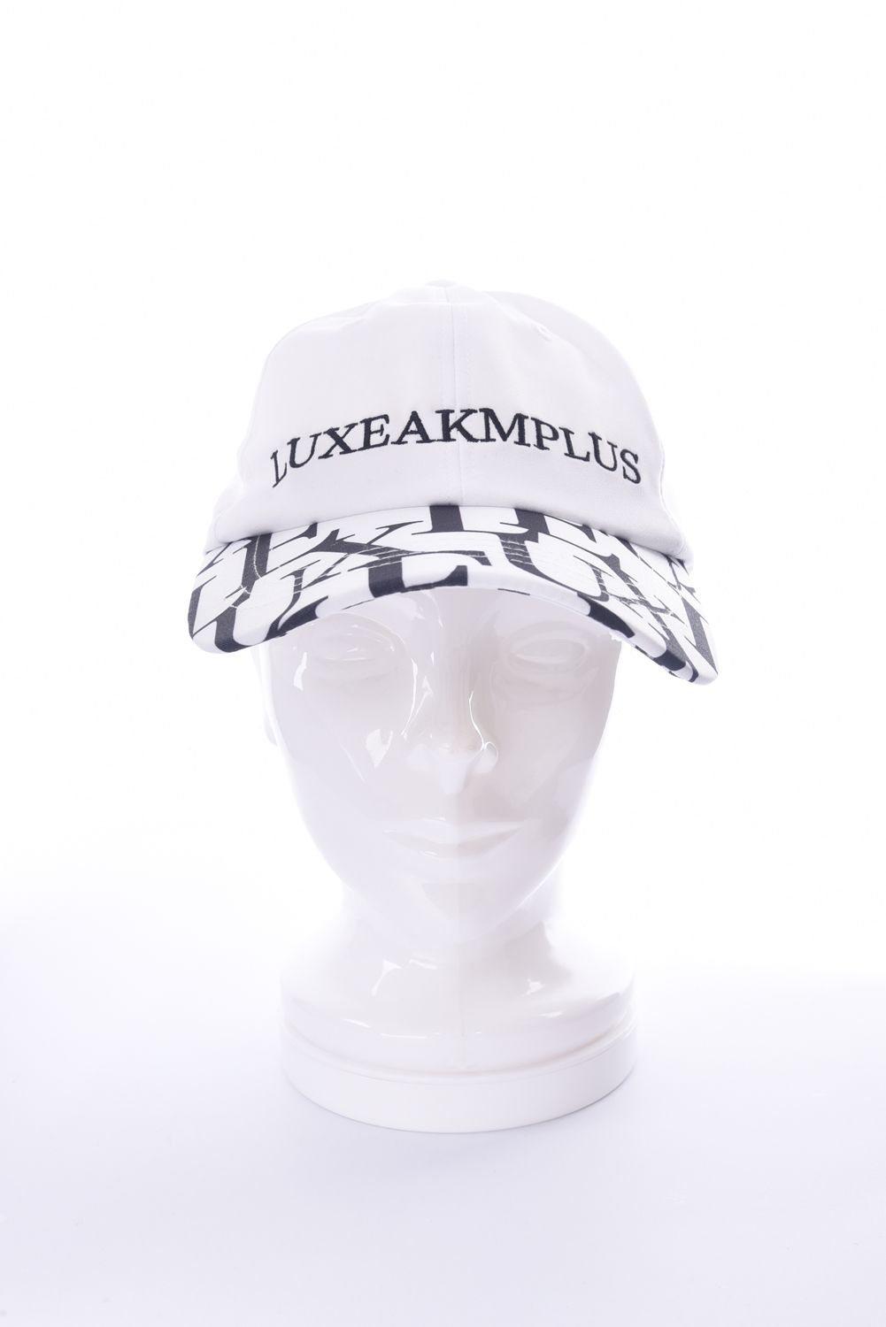 LOGO PATTERN CAP / オリジナル 総柄ロゴ ベースボールキャップ (ホワイト)