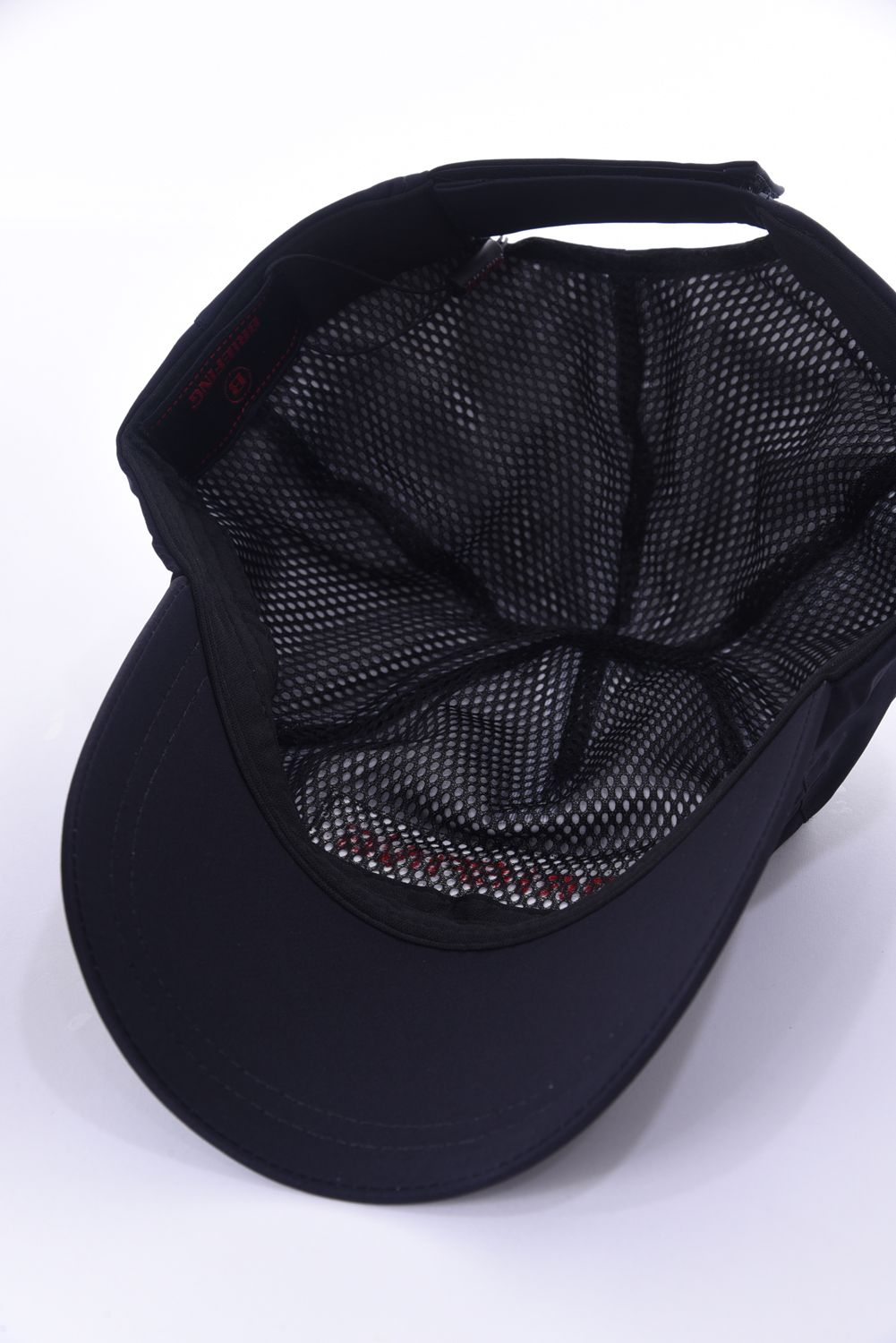 MENS RAIN CAP / 刺繍ロゴ  キャップ ブラック