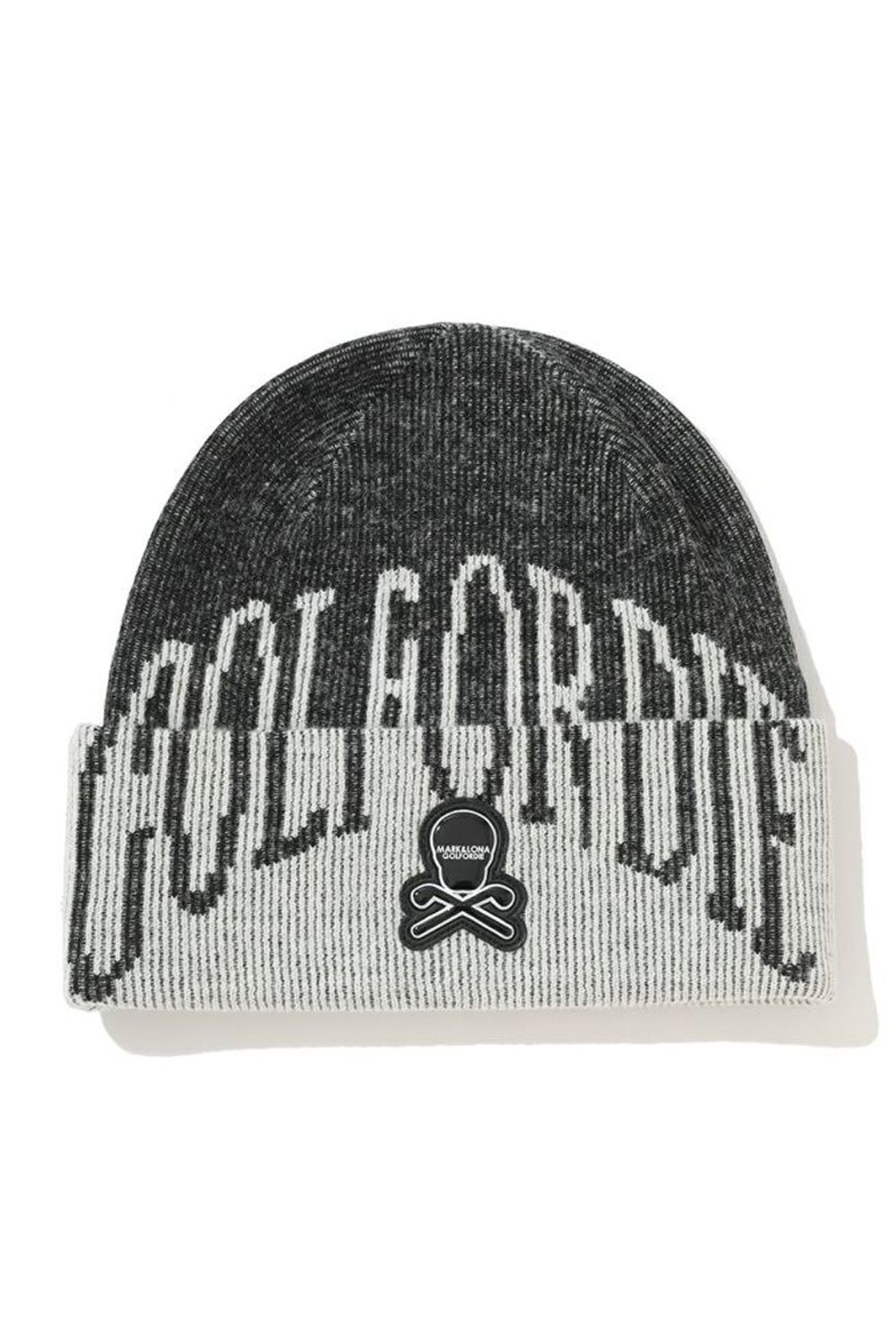 G.O.D MOHAIR BLEND BEANIE / ビッグロゴ ブランクスカル ニットビーニー (ホワイト)