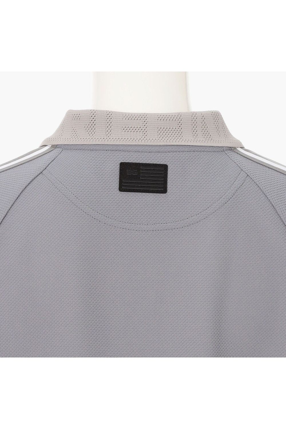 【26SS】【レディース】 WOMEN’S LINE POLO / カノコ生地 ラインロゴテープ リラックスフィット ポロシャツ (グレー)