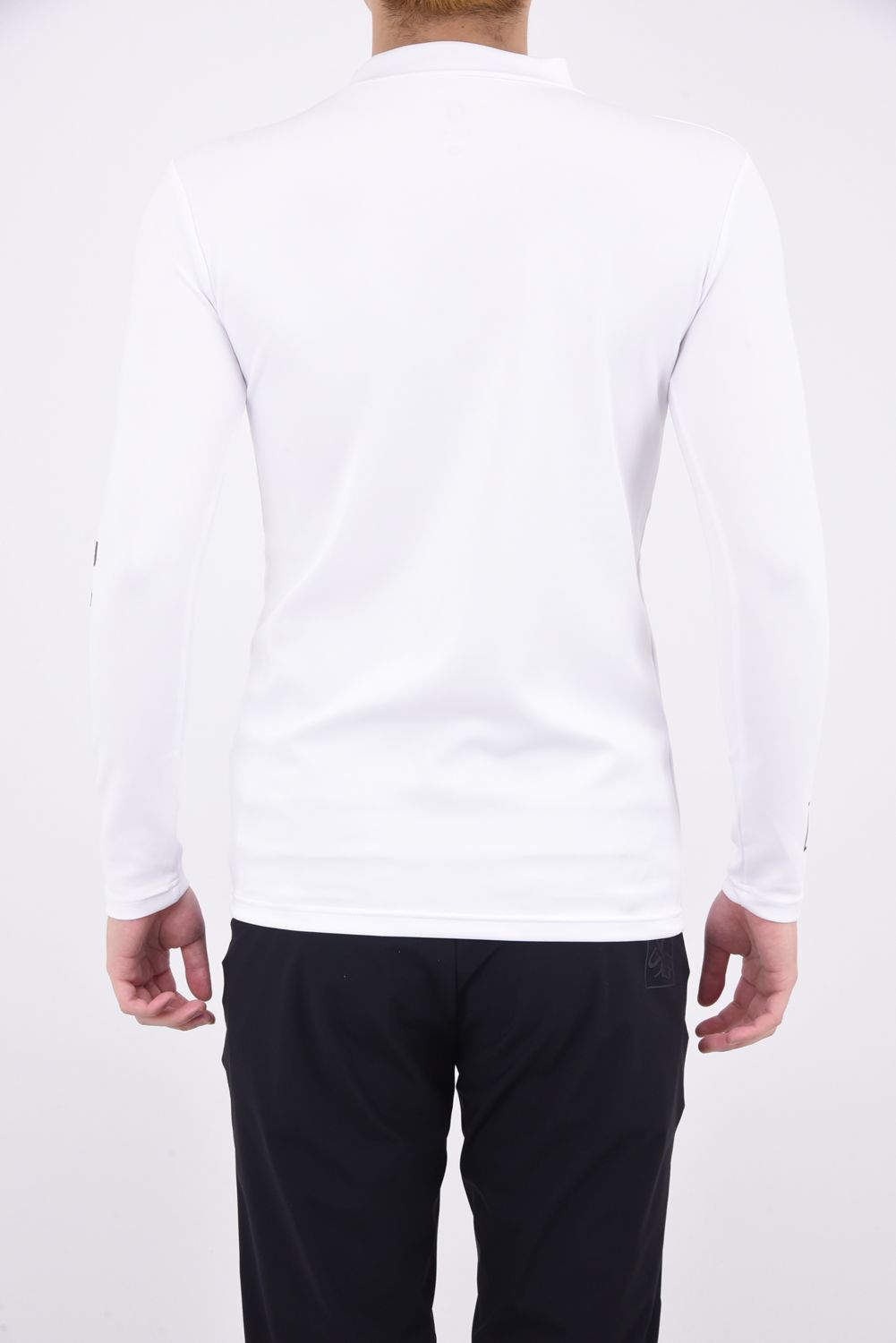 【期間限定ポイント10倍】LOGO INNER MOCK / 接触冷感 インナーモックネック Tシャツ (ホワイト)