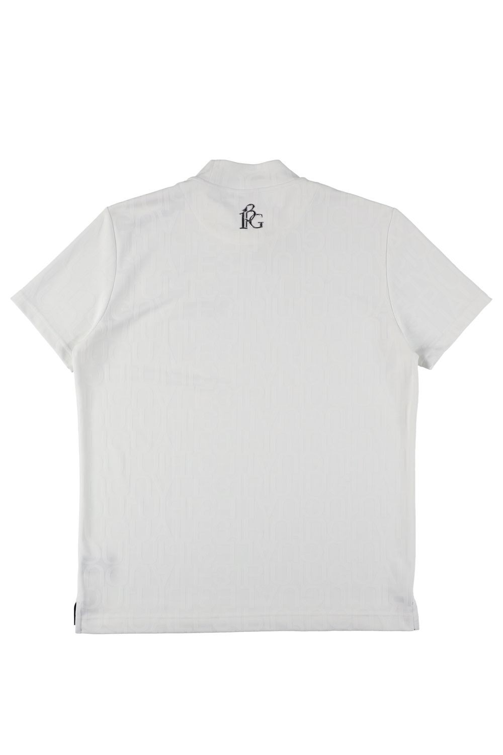 【26SS】 JACQUARD MOCK NECK  / ジャガード モックネック (ホワイト) (4月入荷予定)