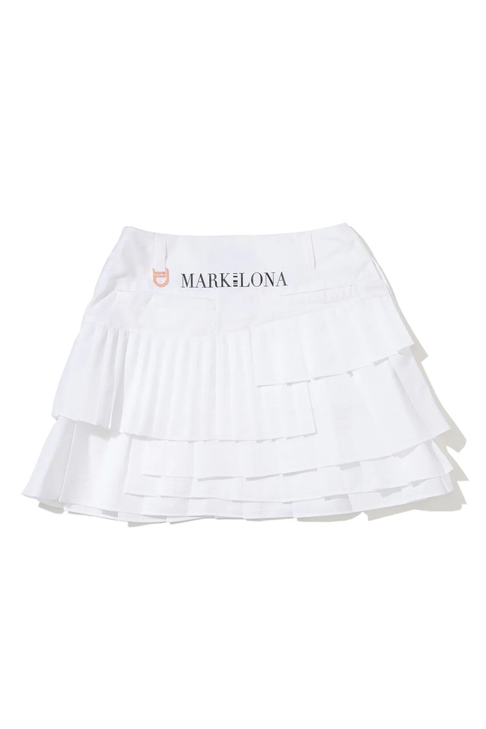 【26SS】【CODE COLLECTION】【レディース】 APSK /  アシンメトリー ランダムプリーツスカート (インナーパンツ付き) (ホワイト)