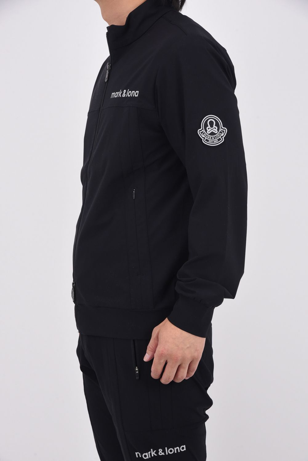 【2025AW】 S.I.D HYPER STRETCH JACKET / リフレクターロゴプリント シリコンワッペン テクニカルジャケット (ブラック)