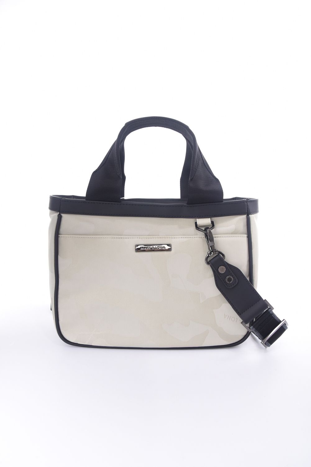 【2025AW 木村拓哉さん着用 VOL.5】 PREMIUM GAUGE CART BAG / コーデュラナイロン レザーパイピング オリジナルカモジャカード カートバッグ (アイスグレー)