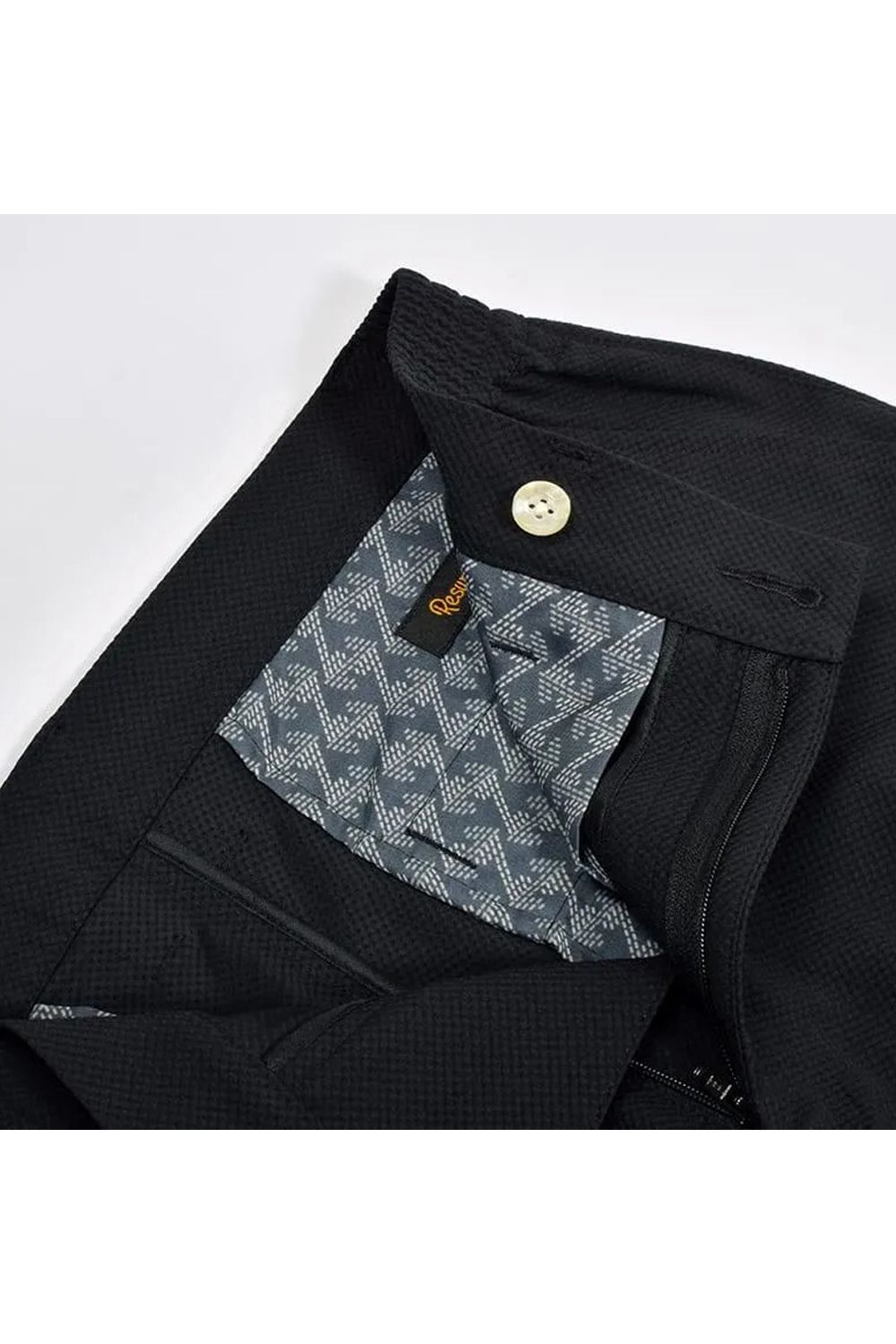 【26AW】 MENS DETACHABLE PANTS / ワッフル生地 ヘムデタッチャブル 2WAYパンツ (ブラック)*