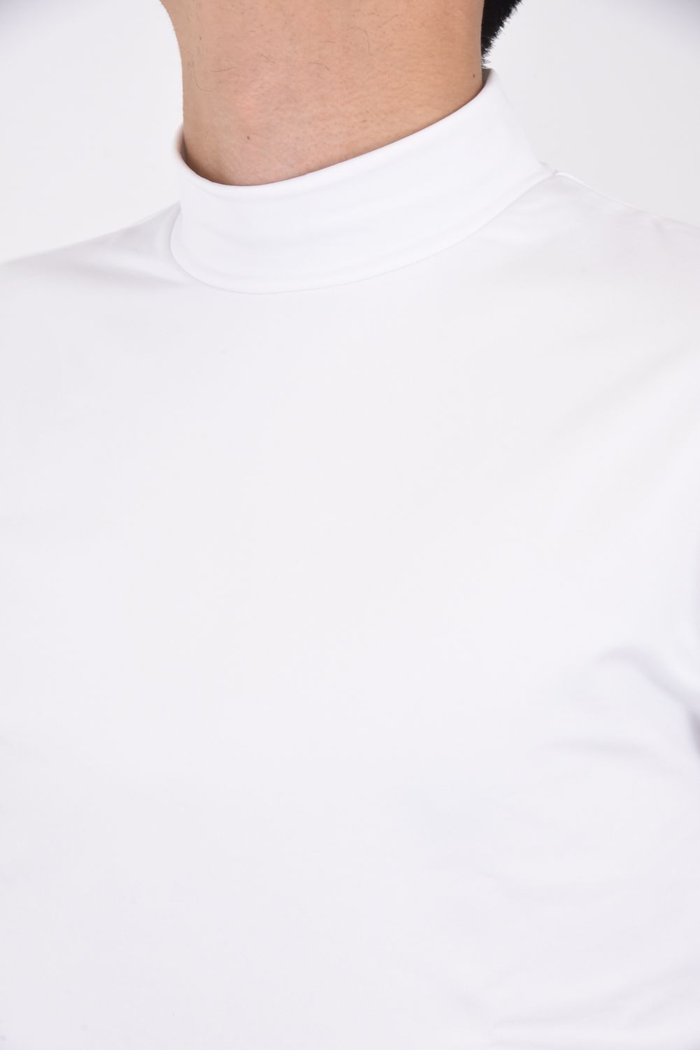 BACK BIG LOGO HIGH NECK T-SHIRTS / ロゴ ハイネック Tシャツ ホワイト