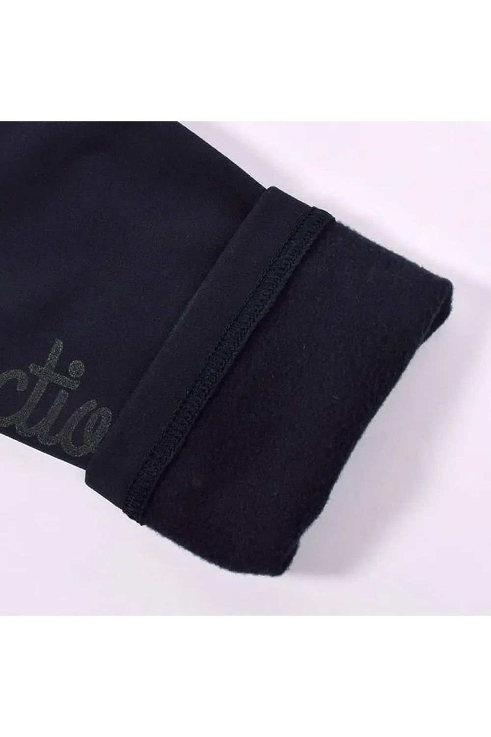 【25AW】【レディース】 SAME COLOR LOGO WARM LEGGINGS / 微起毛 ブランドロゴ ウォームレギンス (ブラック)*