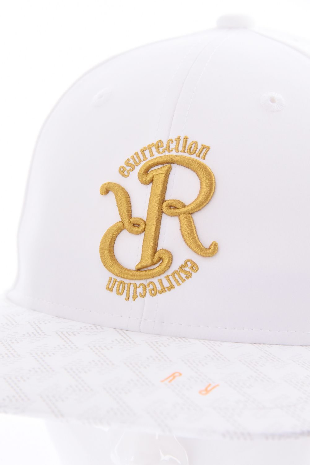【26SS】 GM BRIM PUNCHING MESH CAP FLAT / パンチングメッシュ フラットキャップ (ホワイト)
