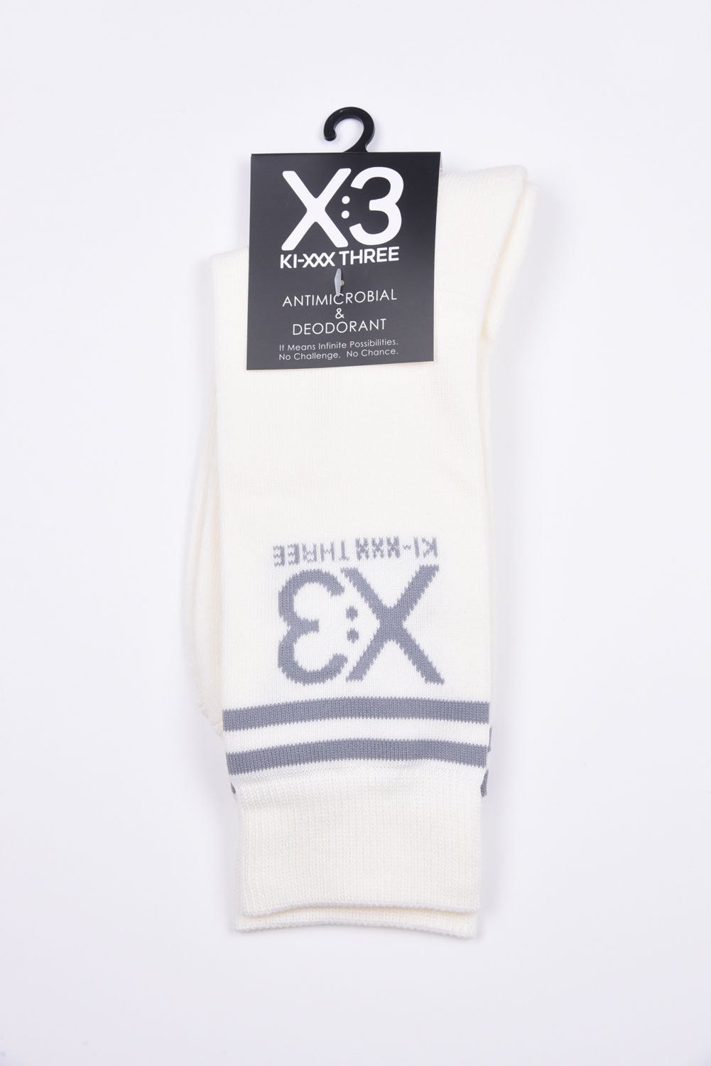REGULAR LINE LOGO SOCKS / レギュラー ラインロゴ ソックス (ホワイト)