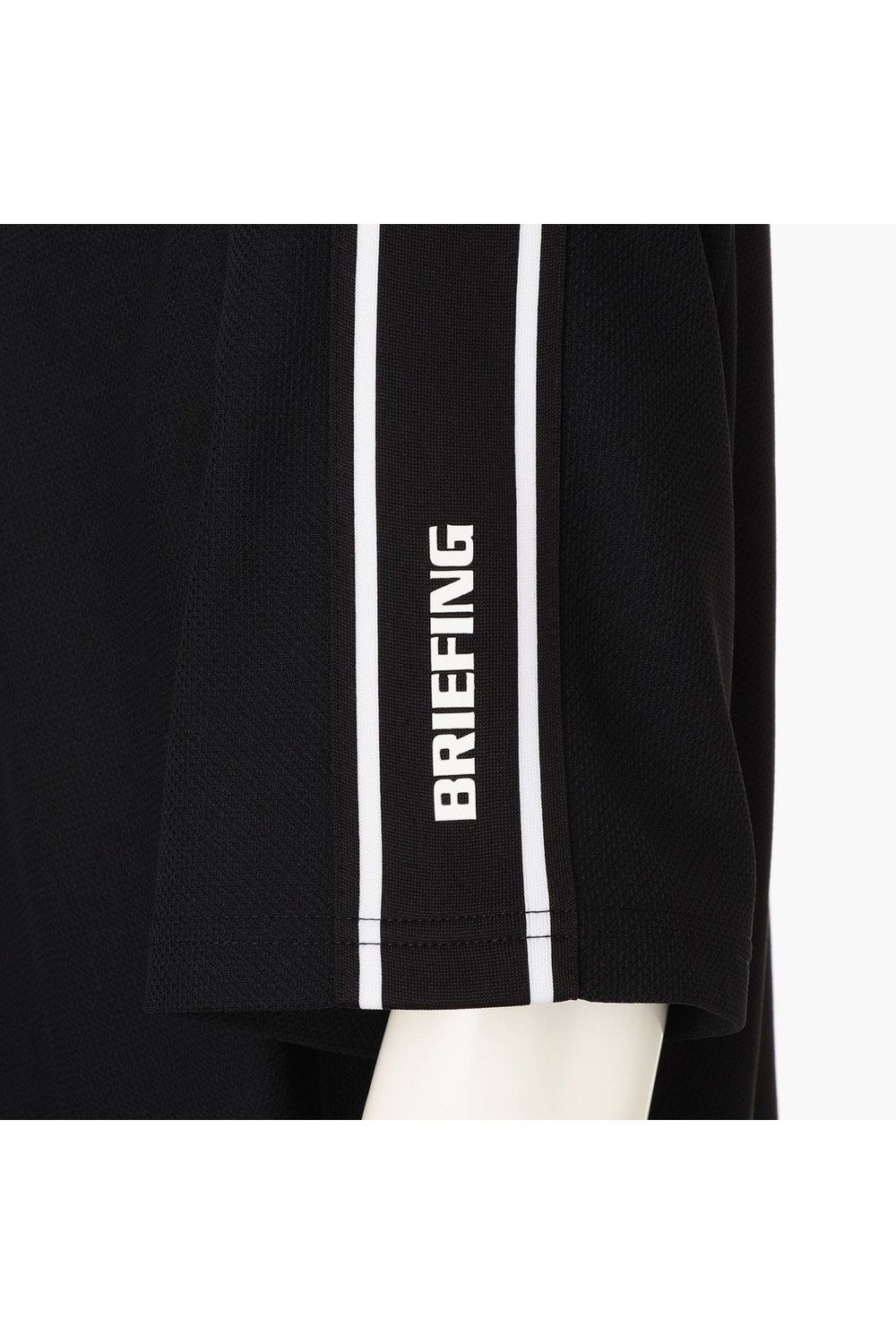 【26SS】【レディース】 WOMEN’S LINE HIGHNECK RF / カノコ生地 ラインロゴテープ リラックスフィット モックネックTシャツ (ブラック)