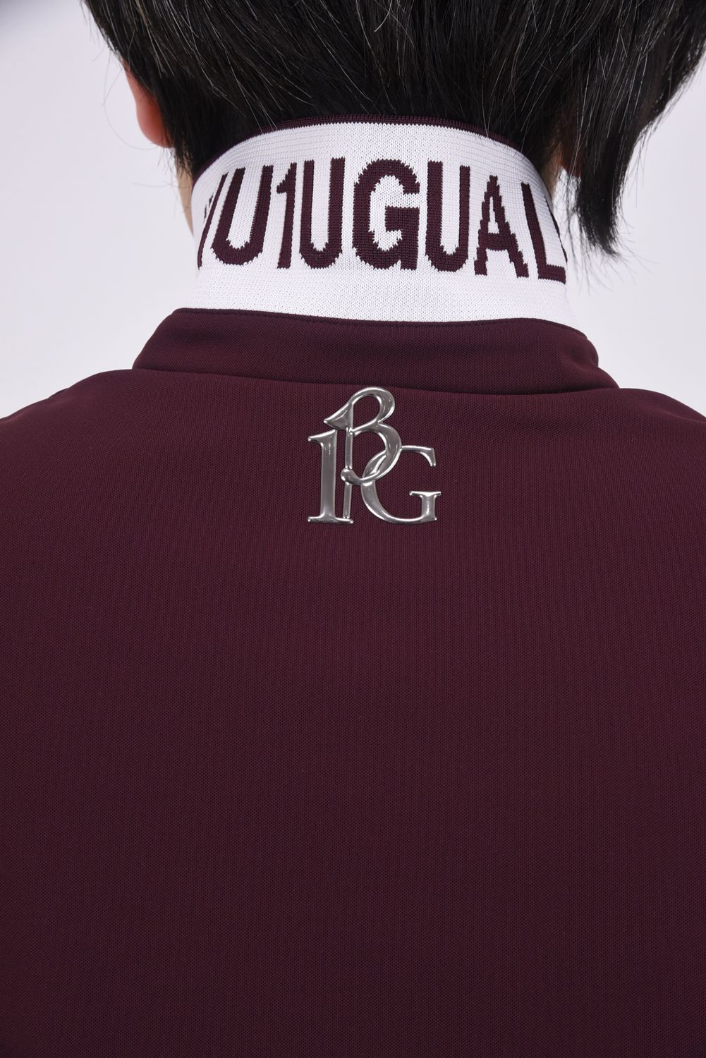 【26SS】 LUXE MESH POLO / 接触冷感 微細メッシュ生地 ポロシャツ (バーガンディ)