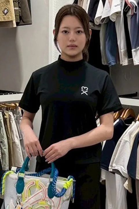 【26SS】【レディース】 WOMEN'S ECO PIQUE MOCK TEE / モックネックTシャツ (ブラック)