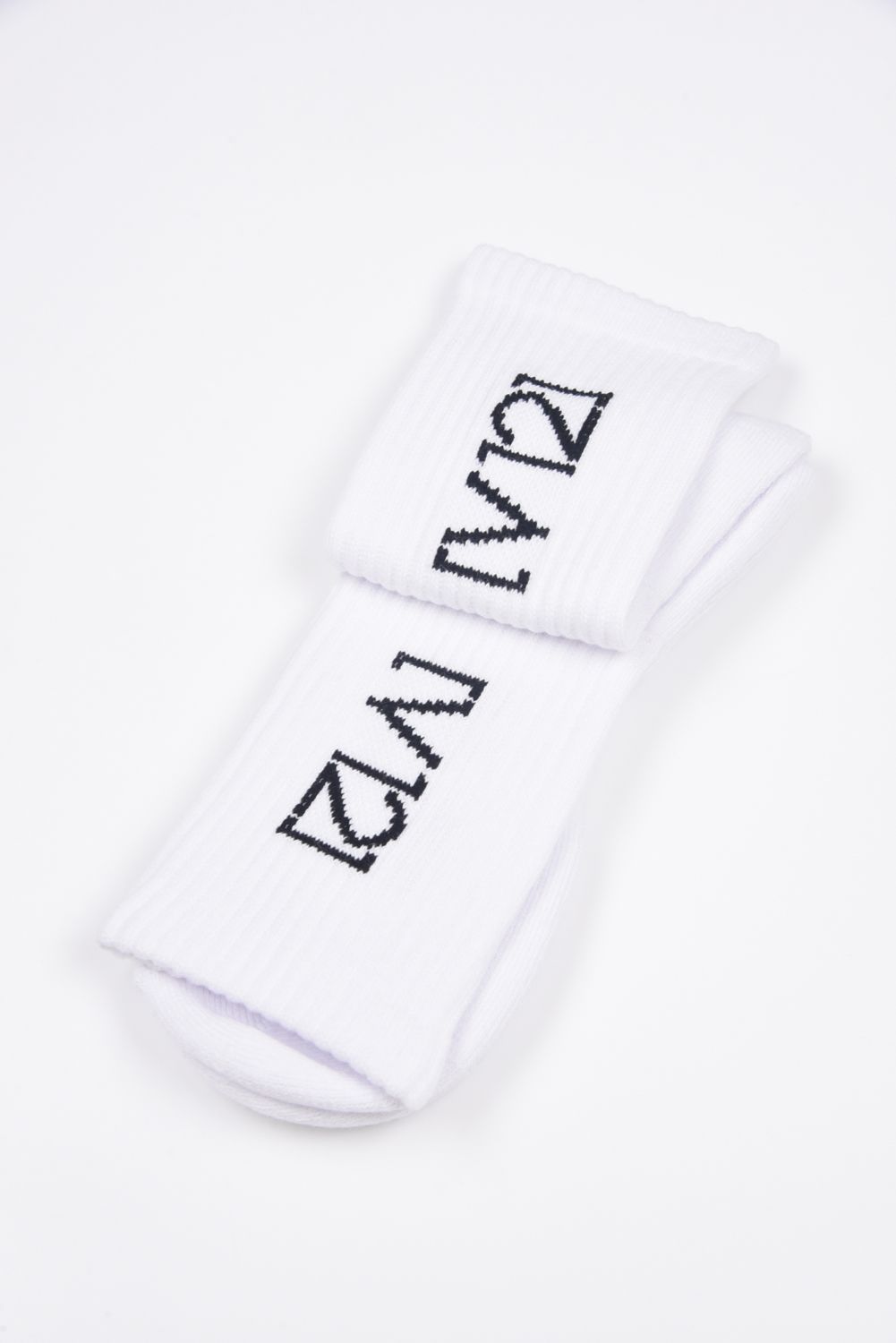 SIDE LOGO MID SOCKS / サイドロゴ ミドルソックス (ホワイト)