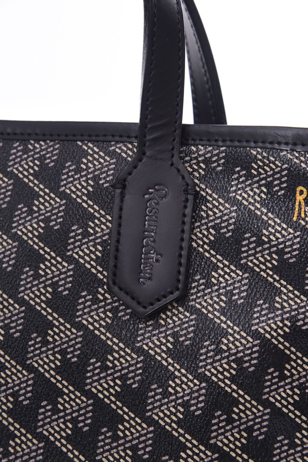 LANIUS MINI No.2 (ラニウス ミニ) / ブランドオリジナルテキスタイル カートバッグ ダークブラック*