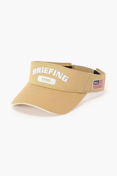 【26AW】 MEN’S COLLEGE LOGO VISOR / カレッジロゴ刺繍 サンバイザー (ベージュ)